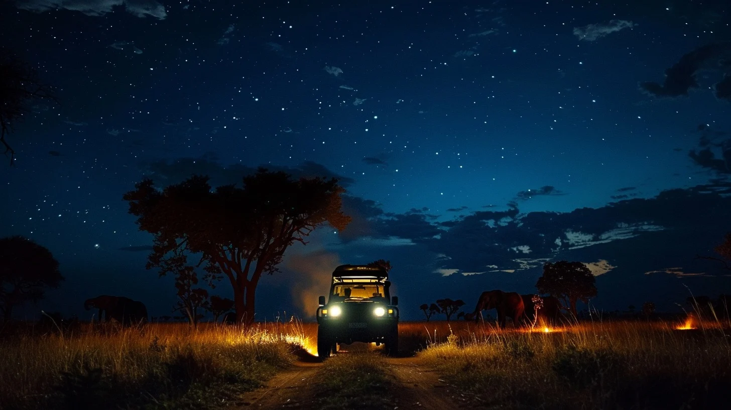 Night Safari Khwai Botswana — Namibia Buddy Reise