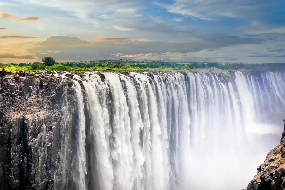 Waterfall Victoria Falls Thundering Depths — Namibia Buddy Reise