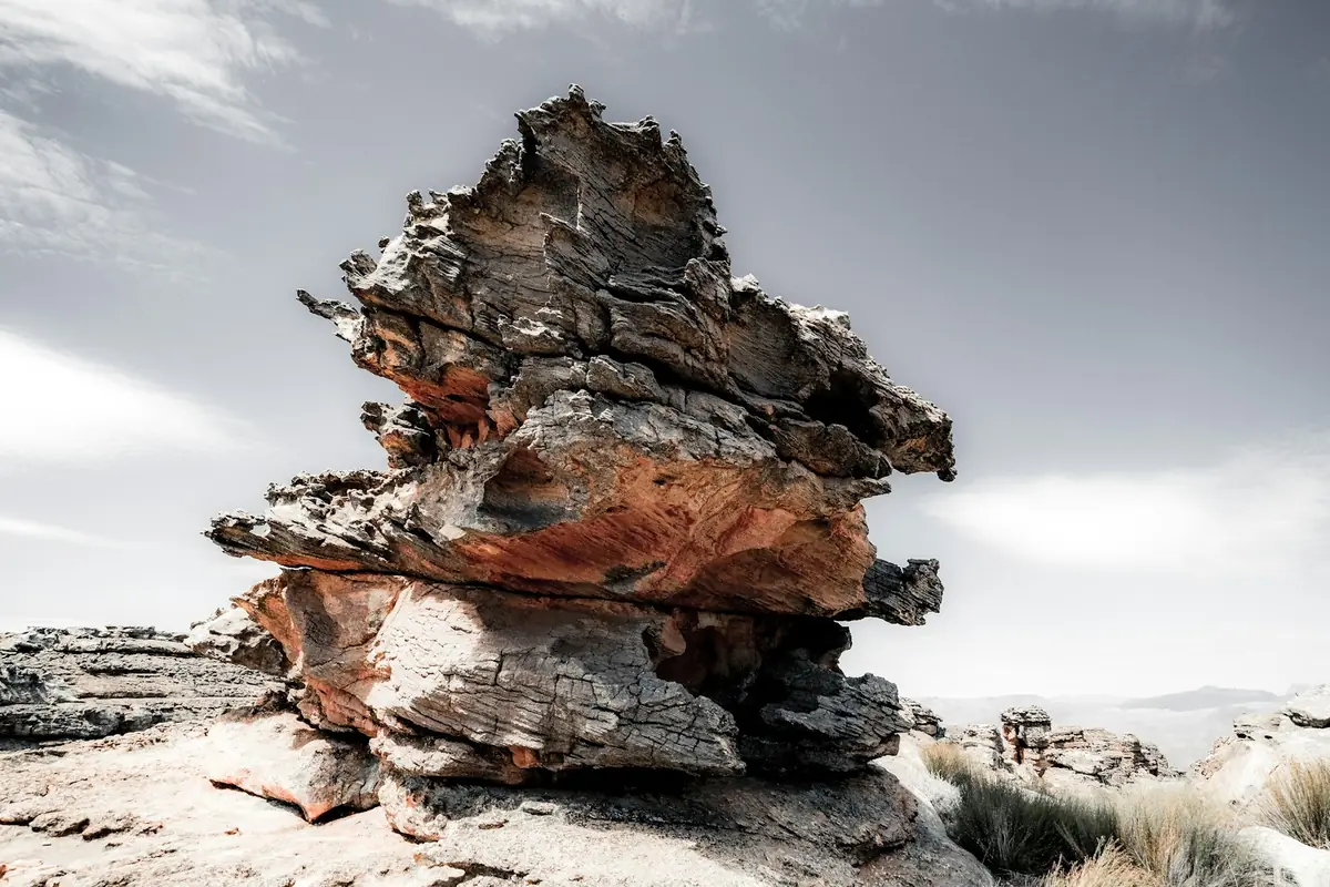Felsformation in den Cederbergen, Südafrika