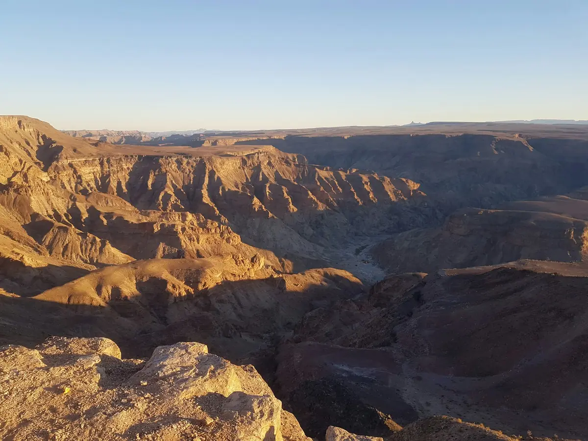 Blick in den Fish River Canyon im Süden Namibias